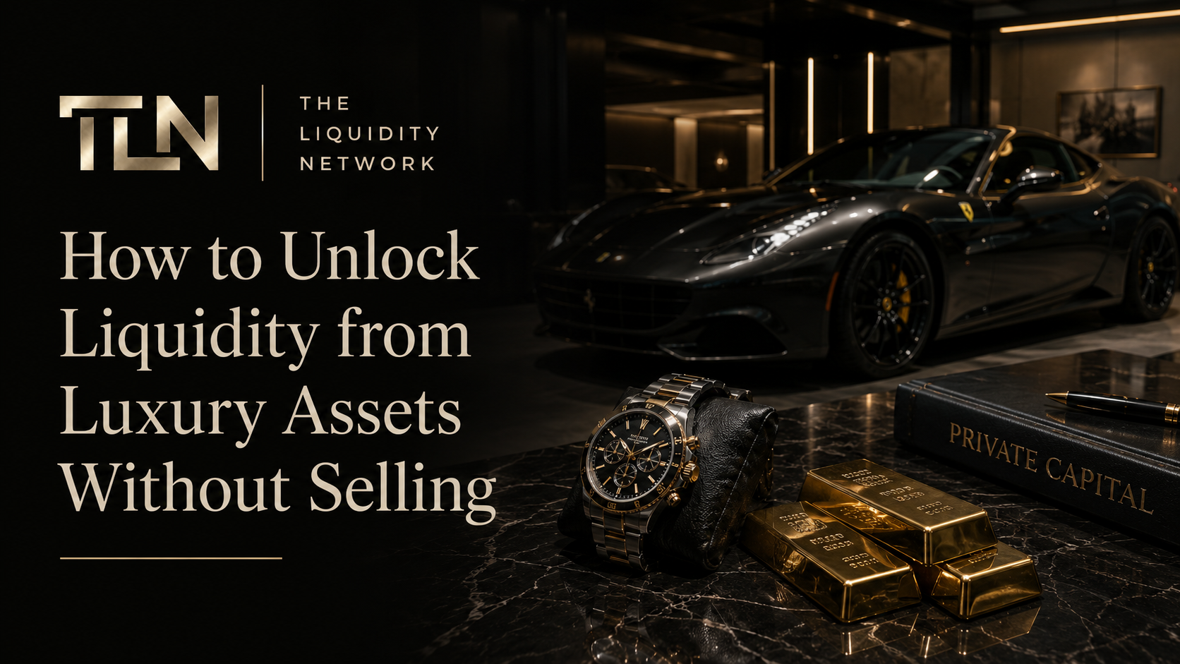 How to unlock liquidity from luxury assets